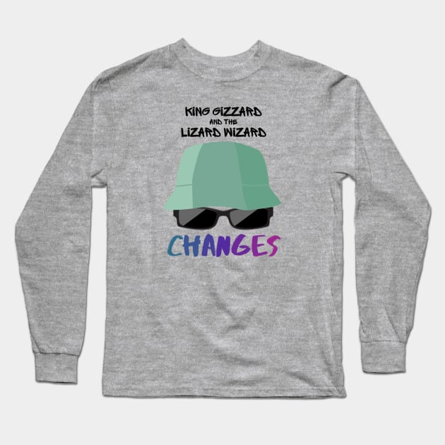 King Gizzard and the Lizard Wizard Changes Long Sleeve T-Shirt by pawsitronic